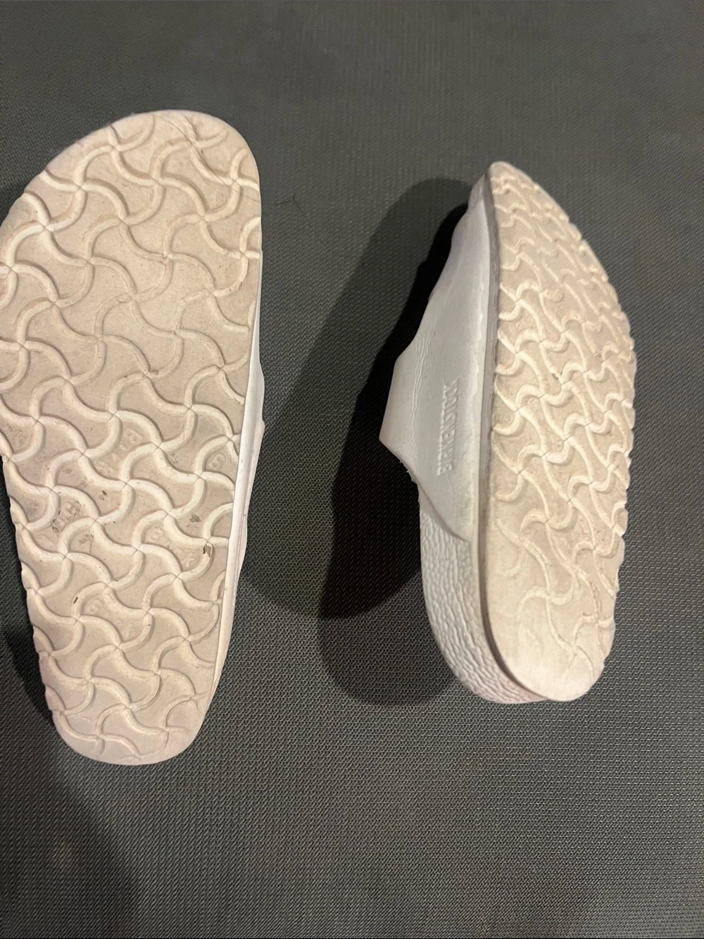 Birkenstock Kids White Double-Strap EVA Sandals
